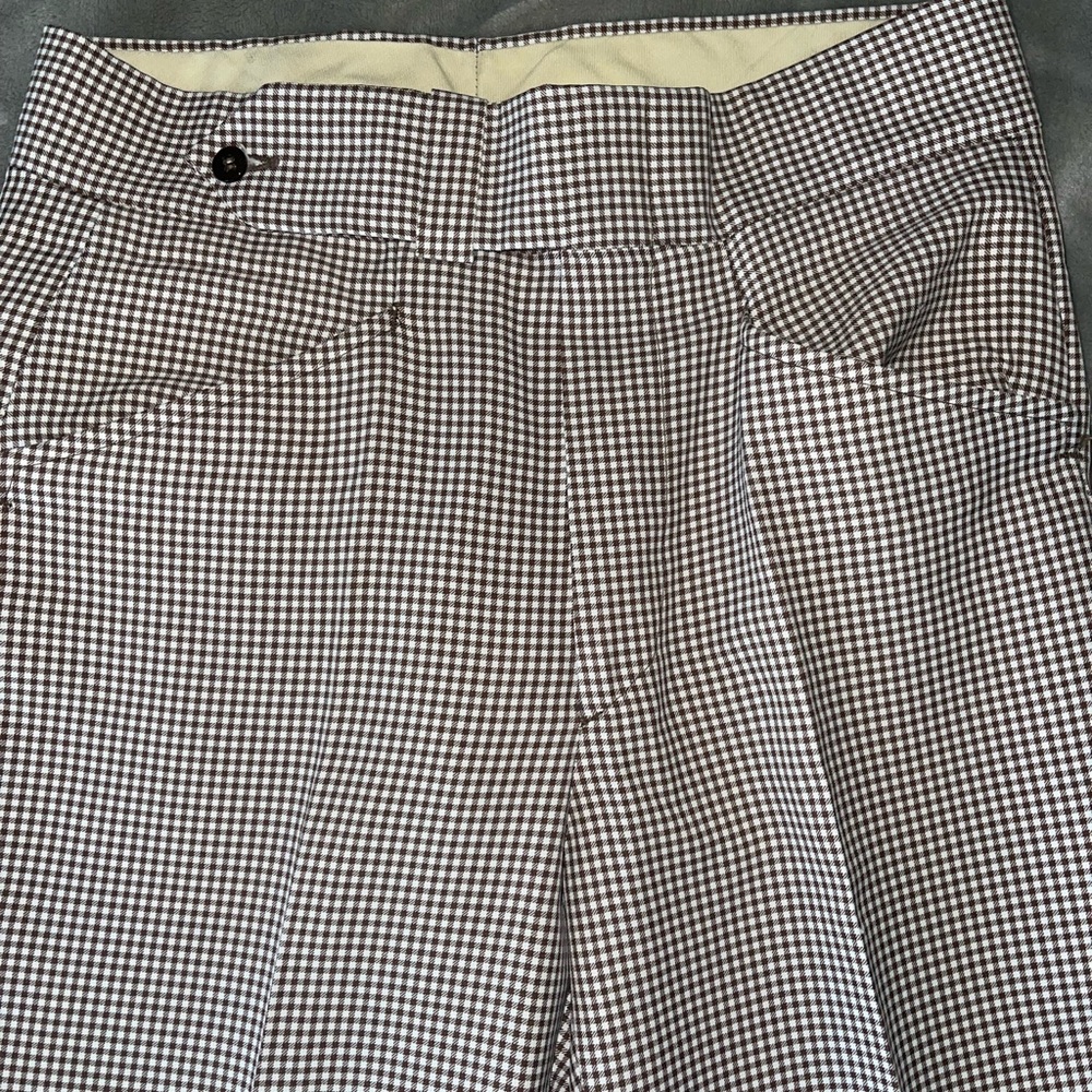 Jaymar Women’s Brown Plaid Slack Dress Pants